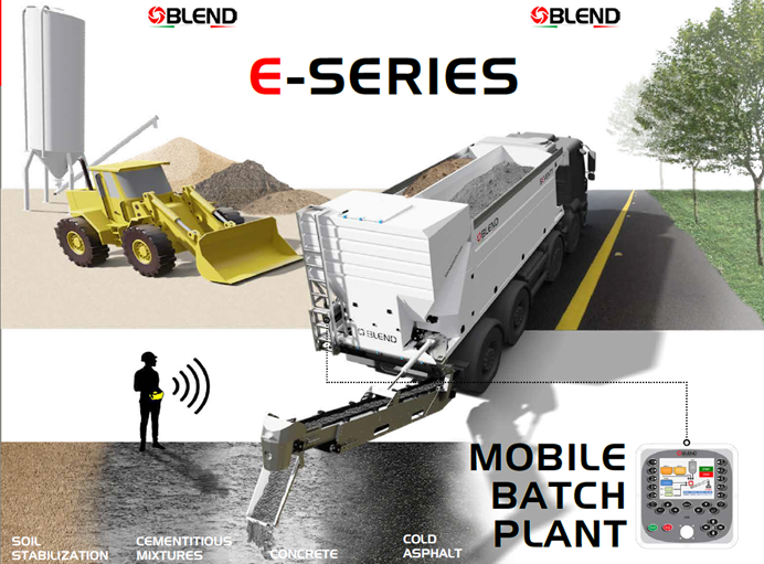 Mieszalniki betonu Blend E-Series one